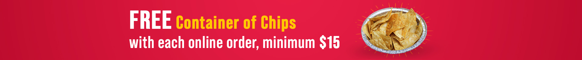 Free Container of Chips